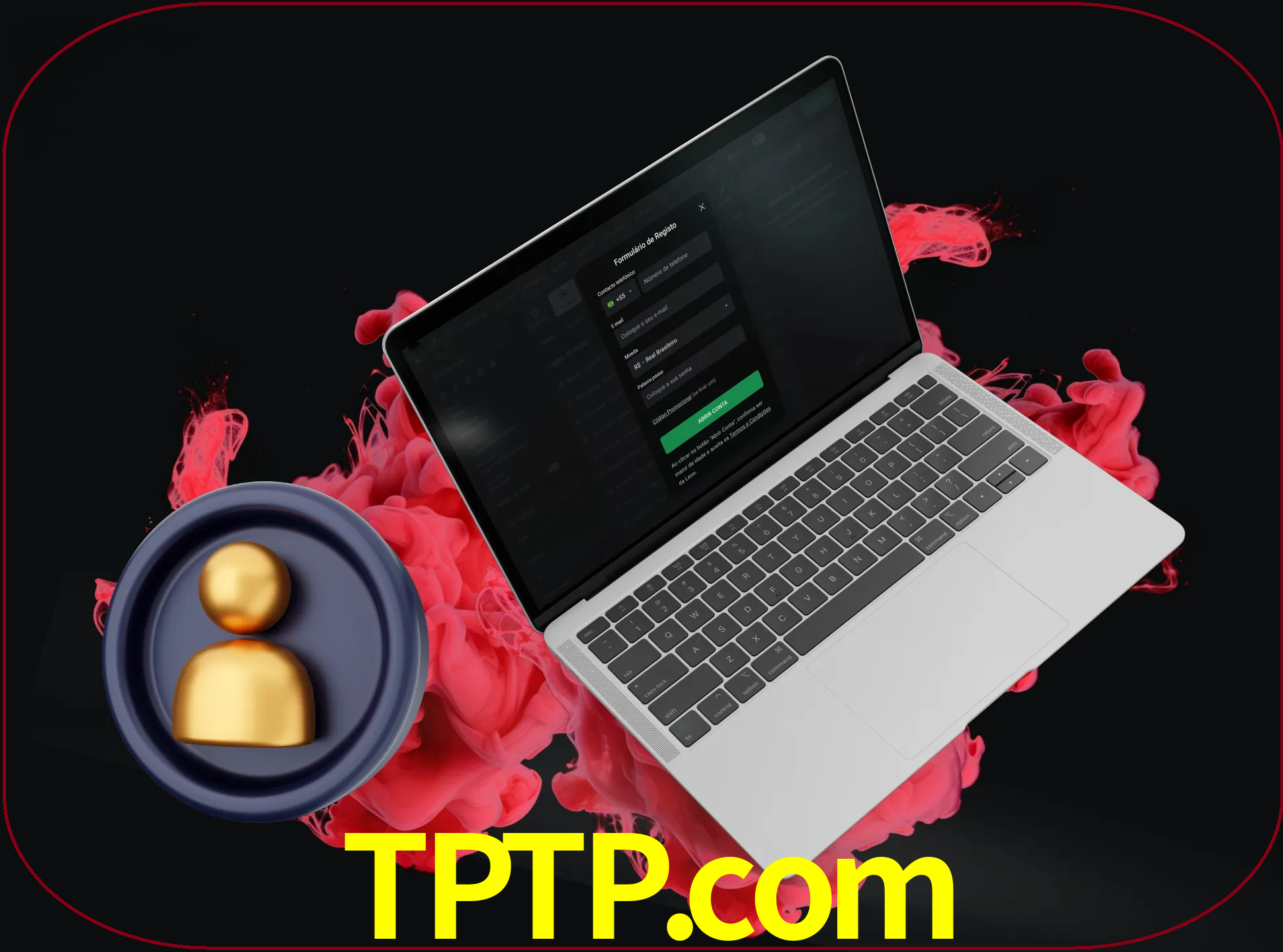 No cabeçalho do site tptp, clique no botão que o levará a um formulário especial onde terá de introduzir as suas informações actuais.