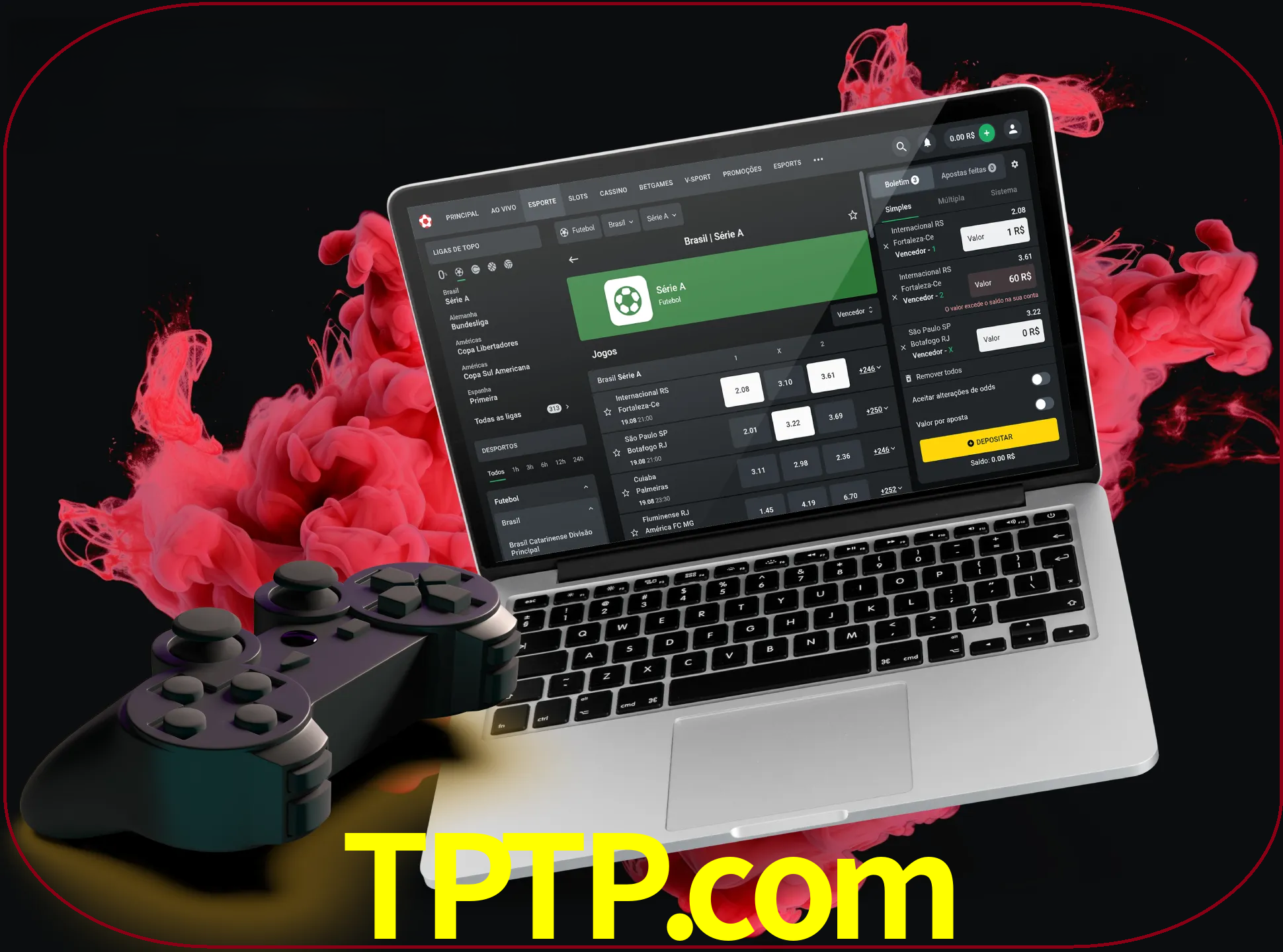 Visite a secção especial de jogos de vídeo em tptp para descobrir em que jogos pode apostar e ganhar muito dinheiro.
