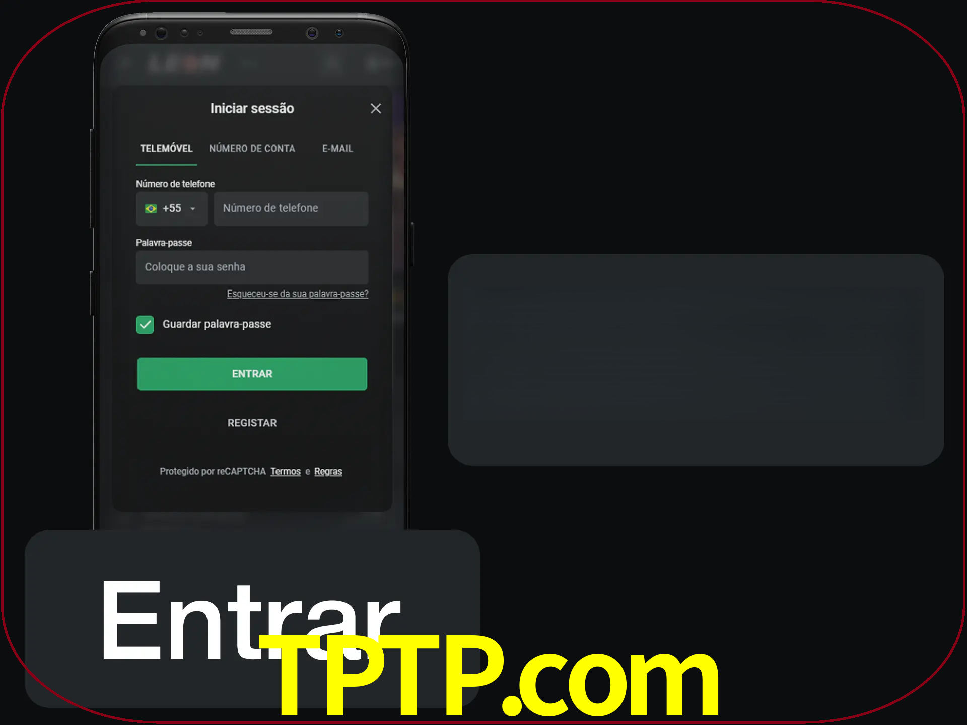 Faça o login para começar a apostar e jogar no cassino.